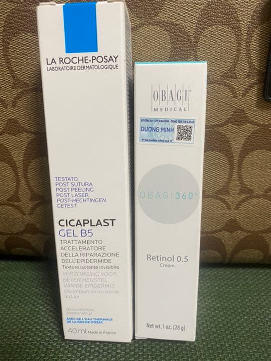 化粧下地 Retinol +laroche posay B5