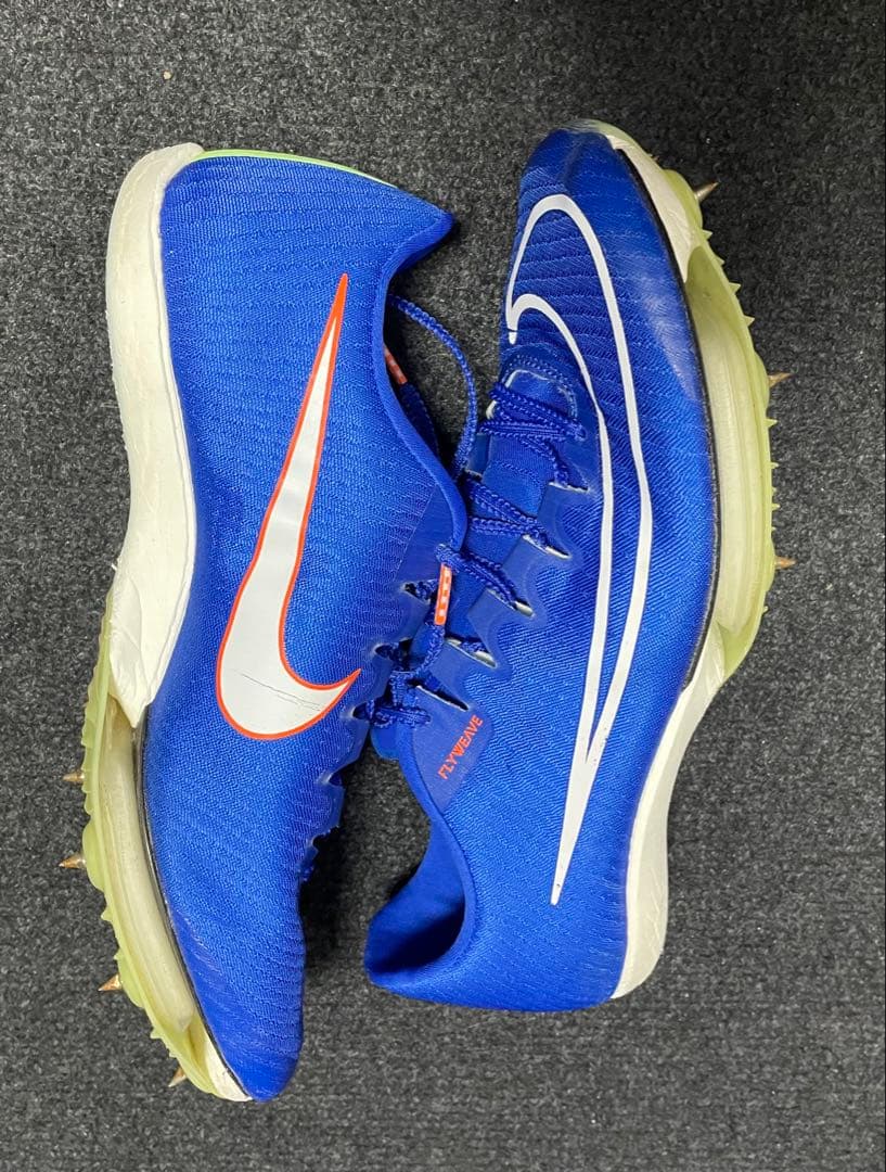 再*人様 Nike エアズーム マックスフライ1 青 パンク無し 美品【27.5