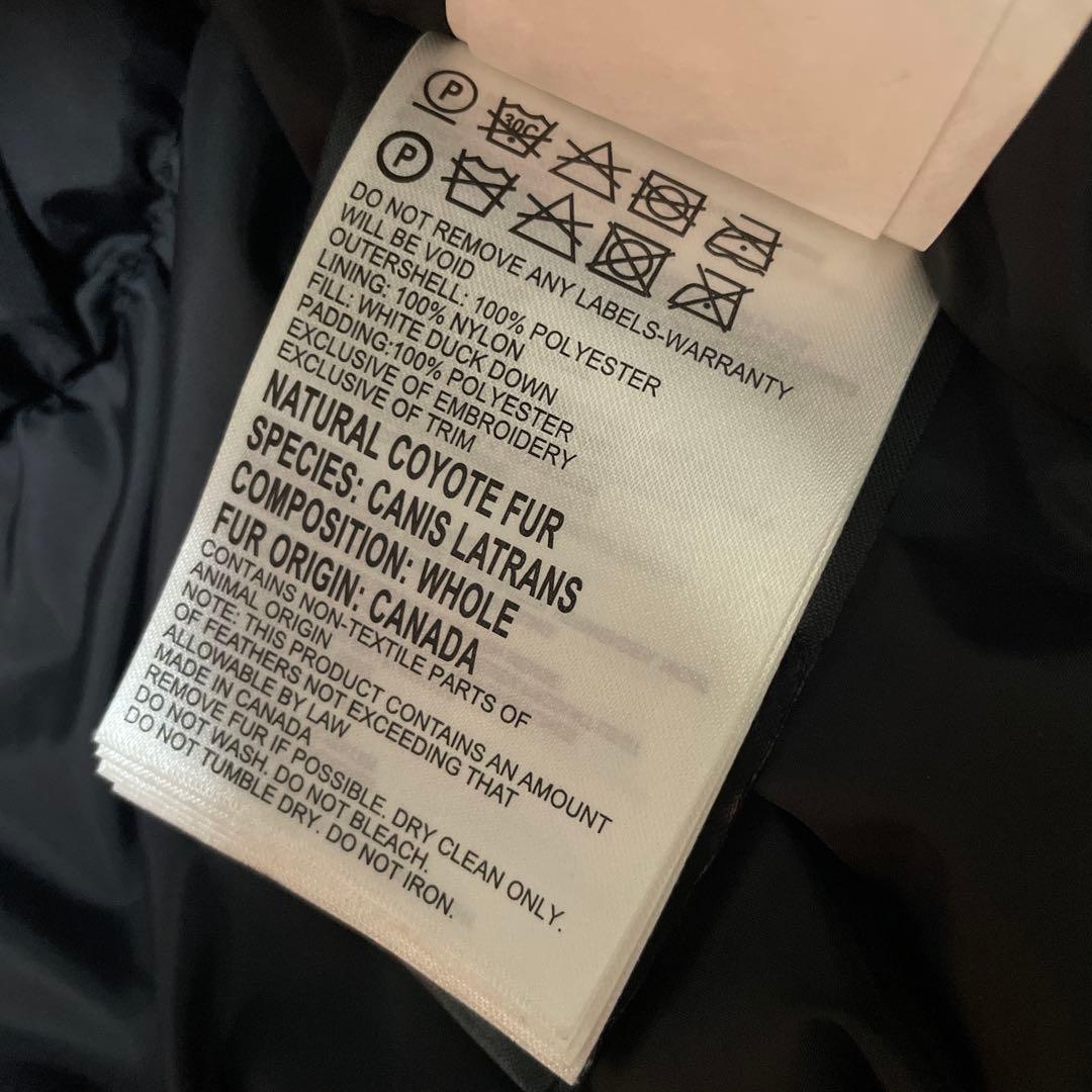 【美品】  カナダグース CRESTON ブラック S