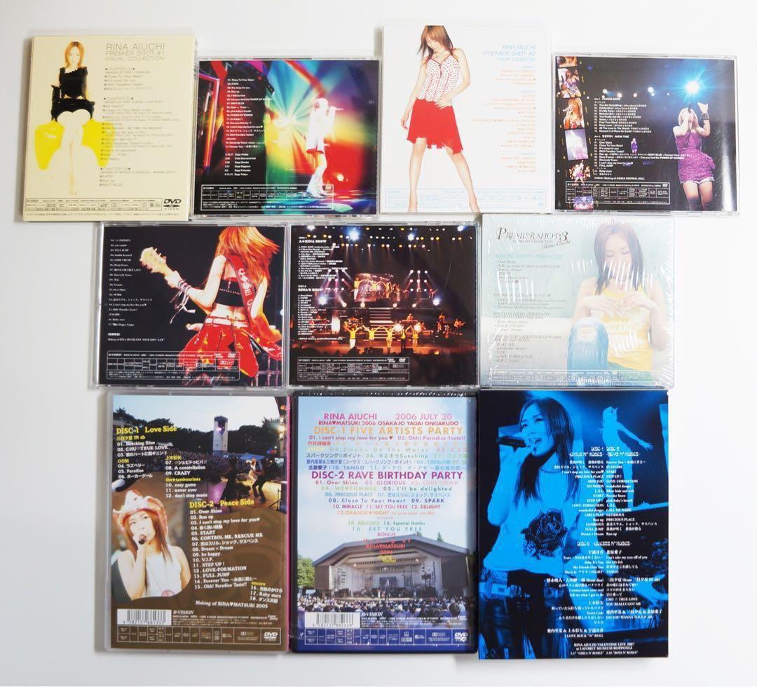 愛内里菜　LIVE DVD10枚セットと当時の配布物セット　廃盤