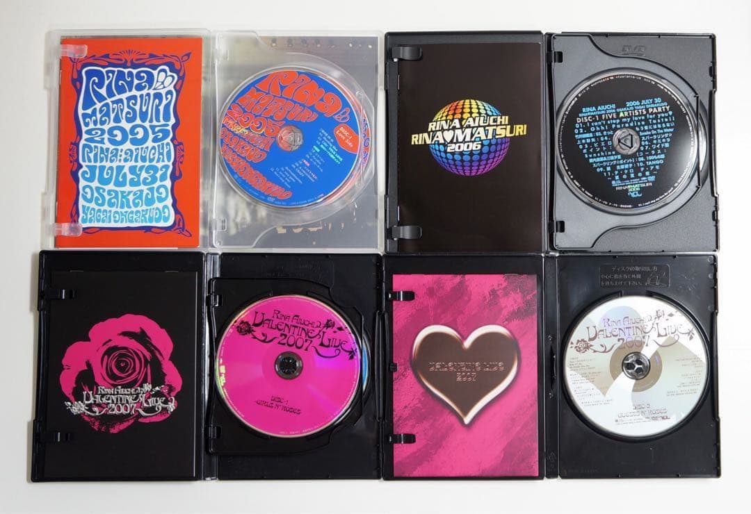 愛内里菜　LIVE DVD10枚セットと当時の配布物セット　廃盤