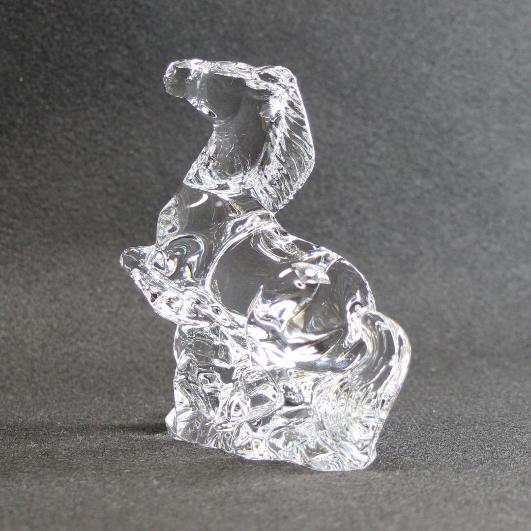 バカラ　クリスタル　干支　馬