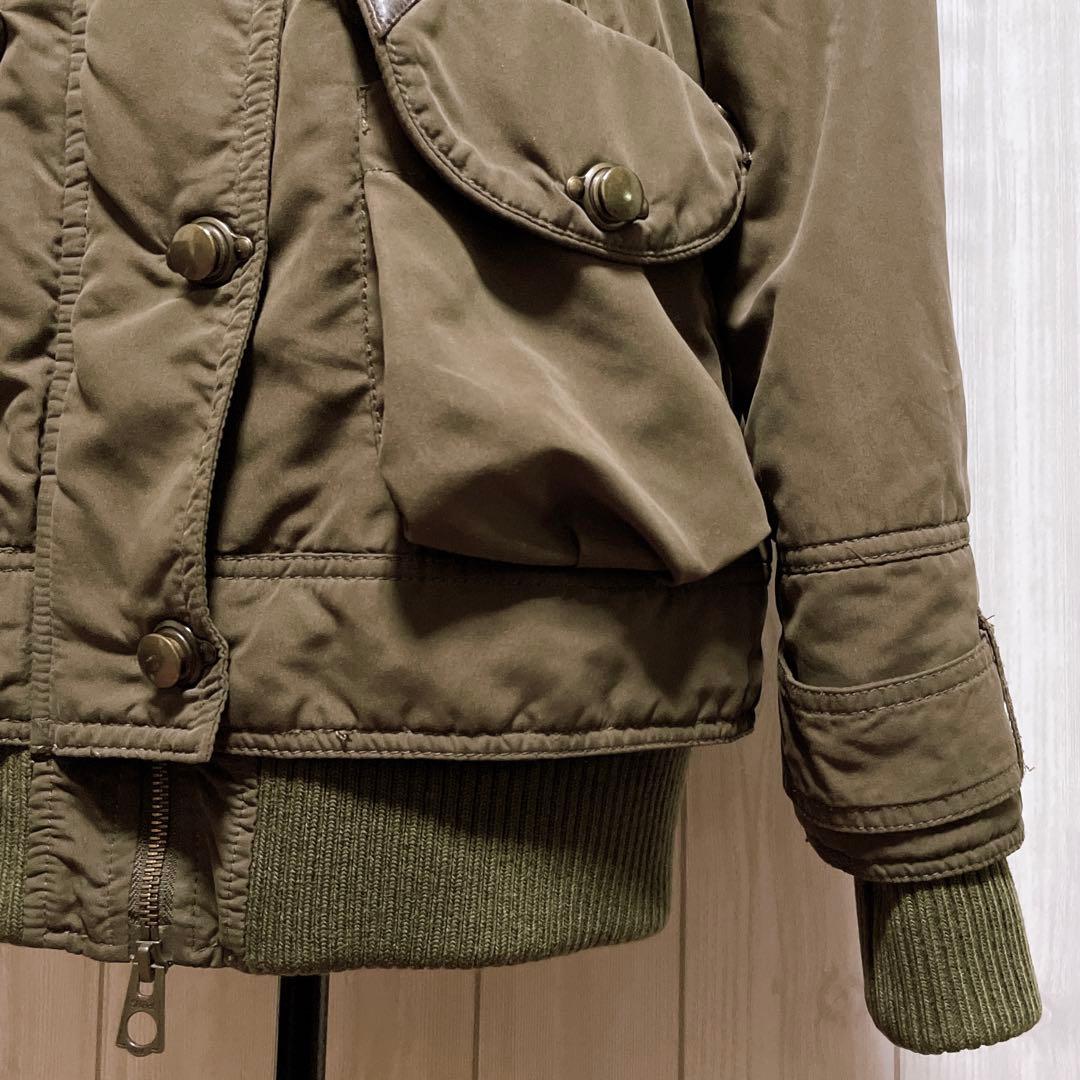 モッズコート リアルファー 平成ギャル y2k グランジ ミリタリー カーキ