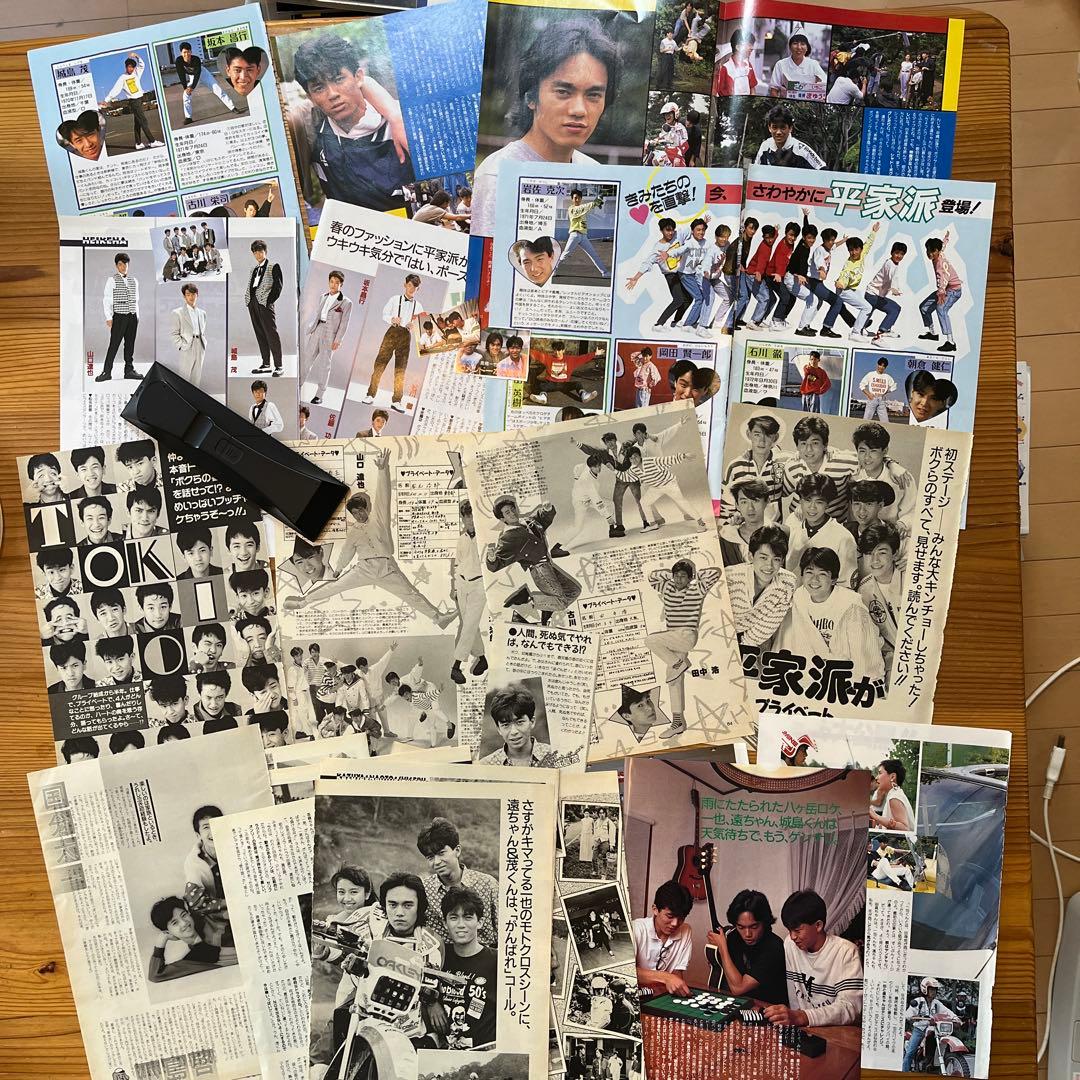 TOKIO コンサート　パンフレット　切り抜き…平家派　カード　本　公式生写真！