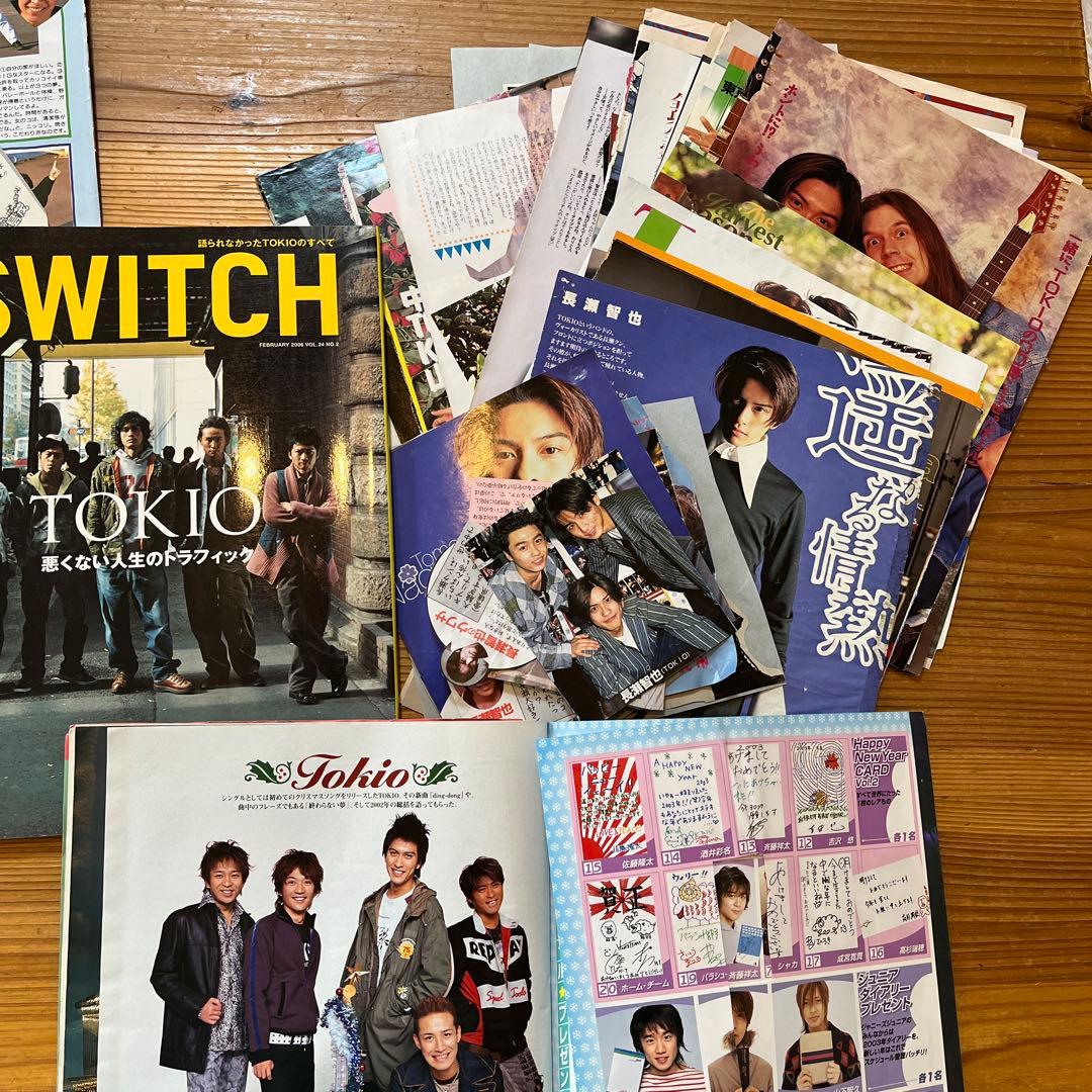 TOKIO コンサート　パンフレット　切り抜き…平家派　カード　本　公式生写真！