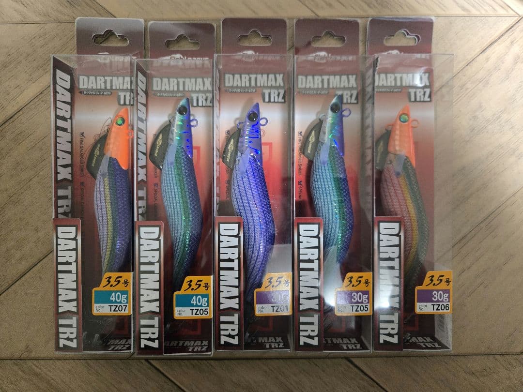 DARTMAX TRZ エギ 40g 2個 30g3個 計5個セット
