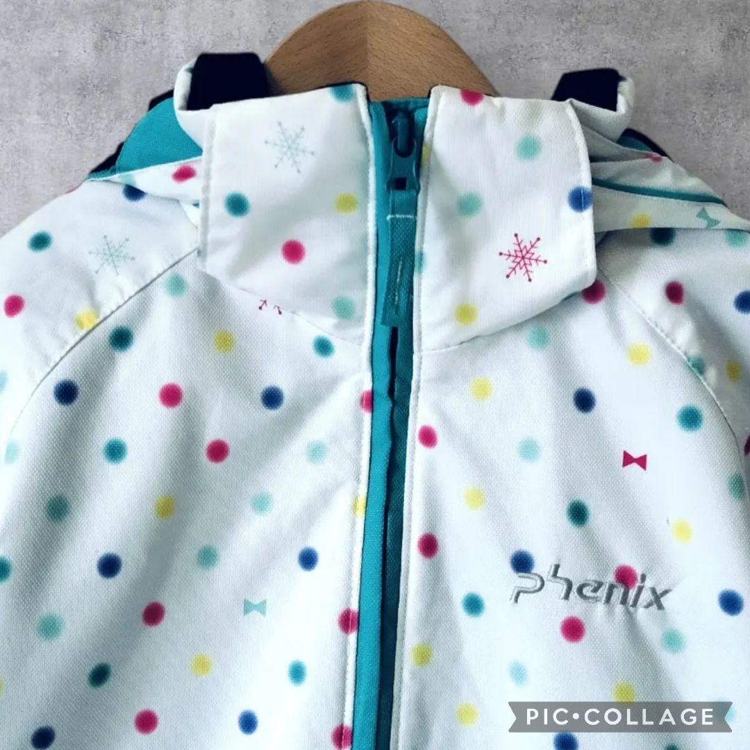 美品 Phenix スキーウェア 140 パステル水玉 125 130 145