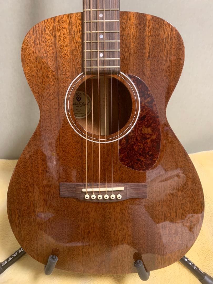 GUILD M-120 オール単板・マホガニー アコギ 底面にクリア浮きあり
