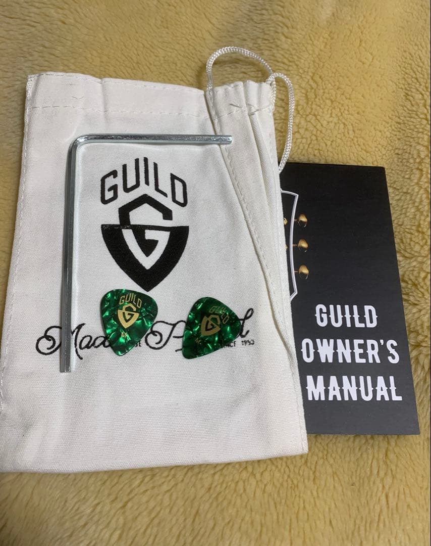 GUILD M-120 オール単板・マホガニー アコギ 底面にクリア浮きあり