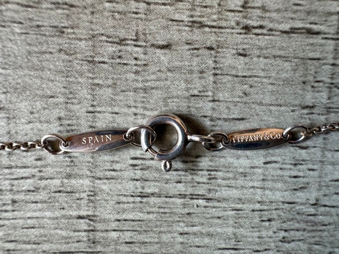 Tiffany & Co. ダイヤモンド付きシルバーネックレス　バイザヤード