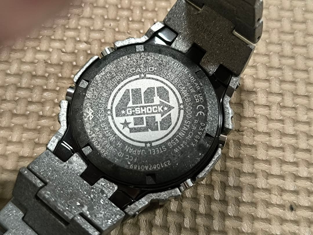 タイムセール G-SHOCK GMW-B5000PS-1JR 40周年記念モデル