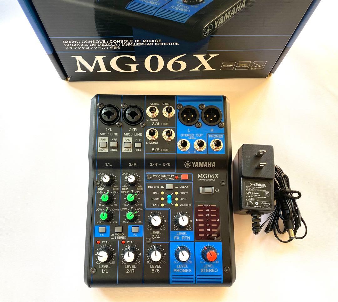 YAMAHA MG06X 6チャンネルミキサー