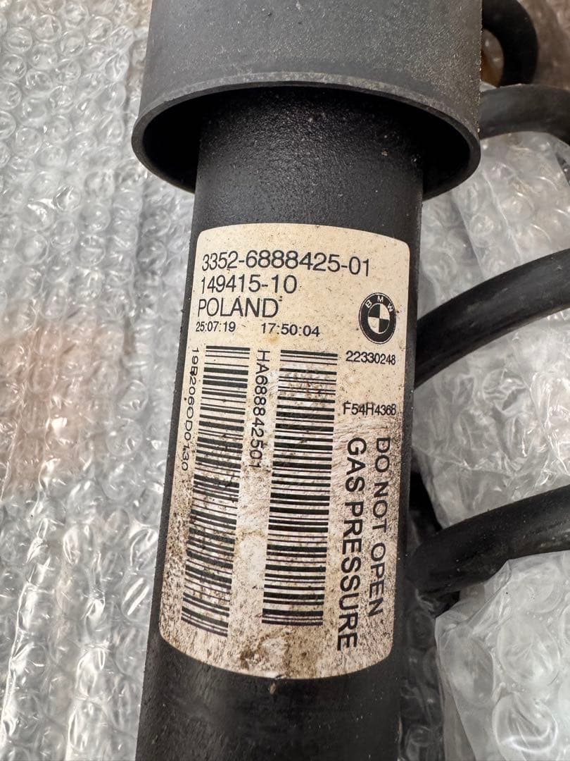 純正 F54 MINIクラブマン LCI ノーマル サスペンション 1台分