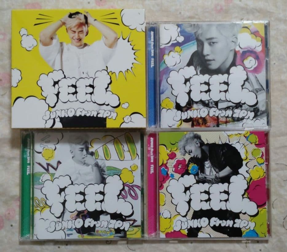 2PM JUNHO FEEL CDセット FC限定 三形態 韓国デコトレカケース