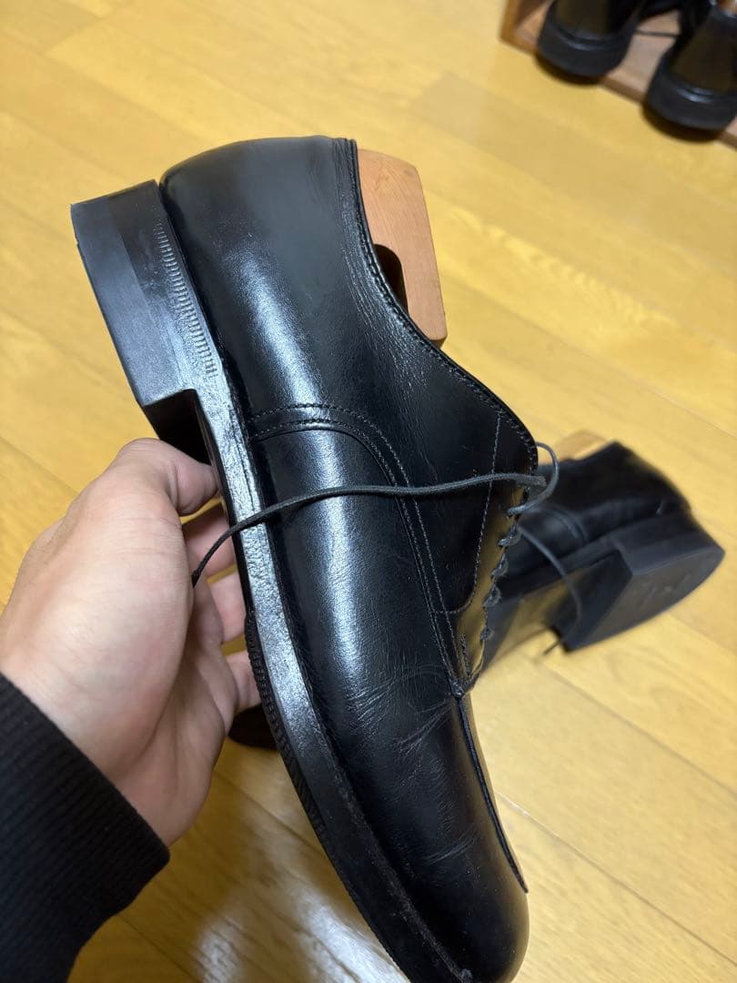 Alden オールデン 54411 Vチップ カーフ ブラック サイズ7 B/D