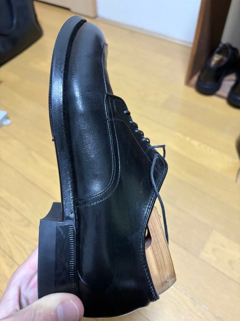 Alden オールデン 54411 Vチップ カーフ ブラック サイズ7 B/D