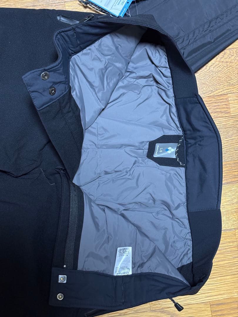 【新品】モンベル ドライテックインシュレーテッドパンツ ブラック サイズL-S