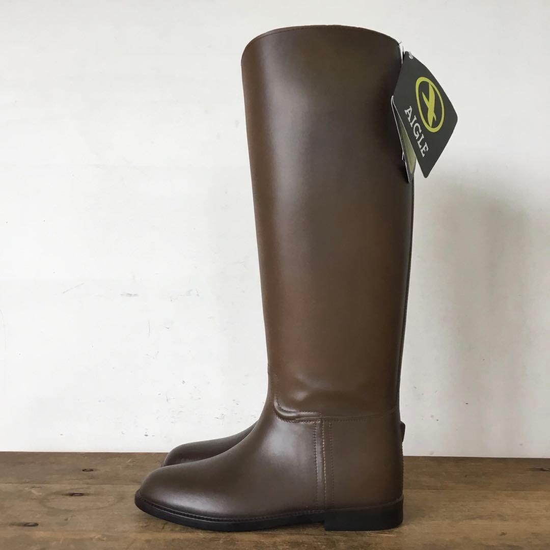 『訳あり』エーグル【新品】38（24.0）フランス製/デッドストック　ブラウン