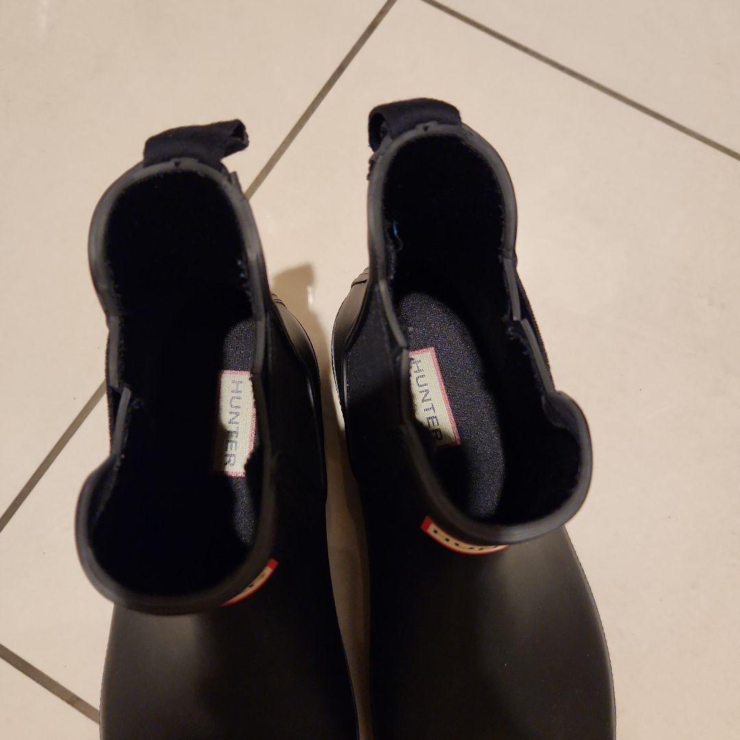 HUNTER　ショートレインブーツ　24