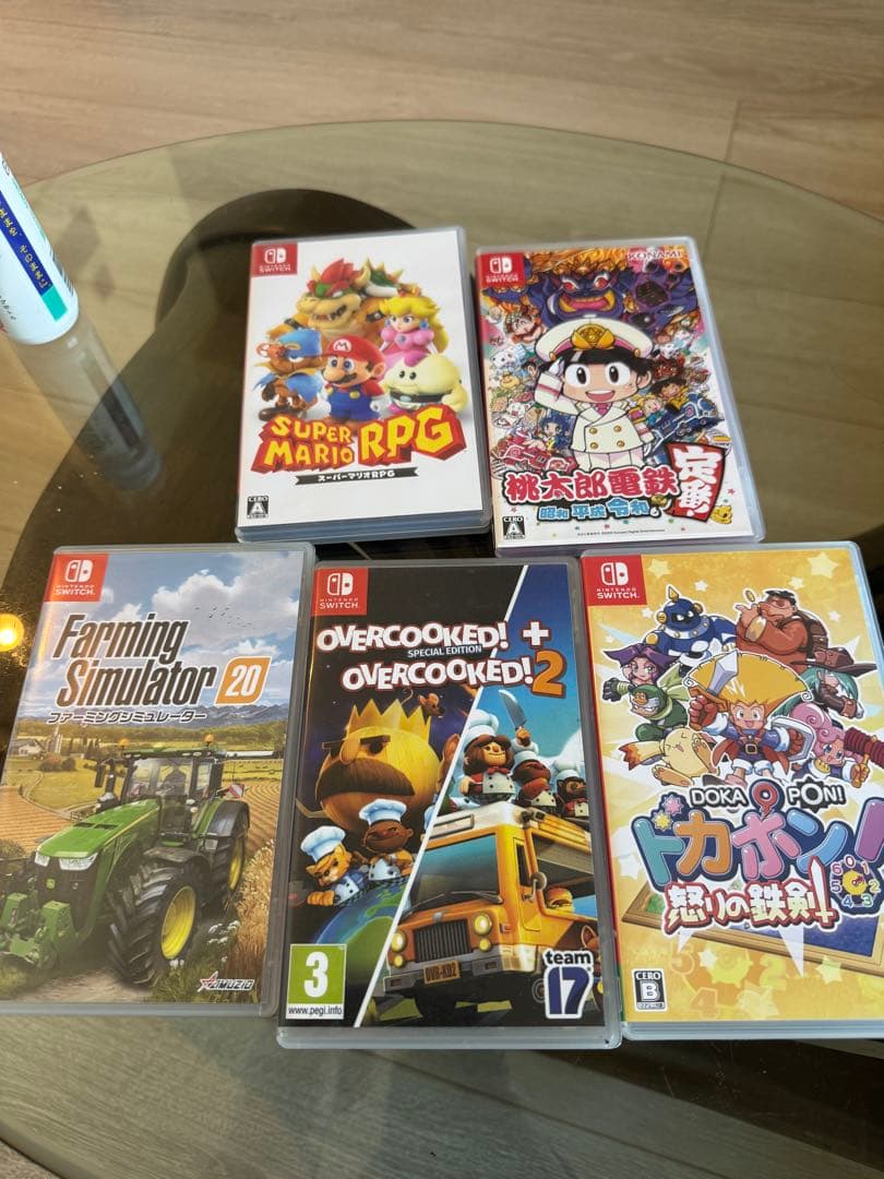 Nintendo Switch 1人遊び5本セットお得