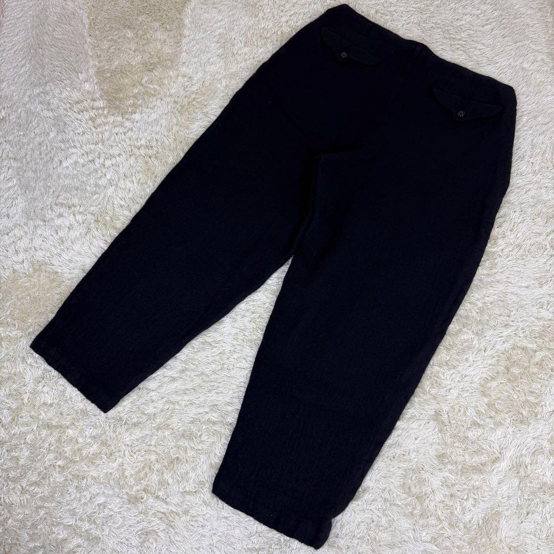 24AW コムデギャルソンシャツ ウール縮絨 パンツ