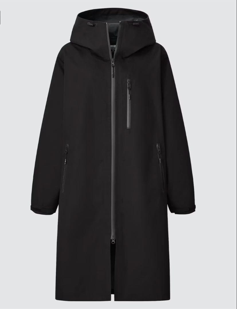 未使用UNIQLO × Theory ブロックテック コート XL BLACK