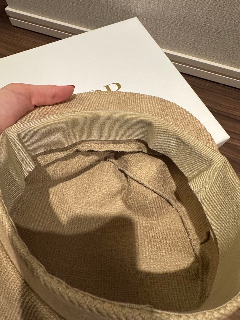 Christian Dior ベージュ キャスケット 57