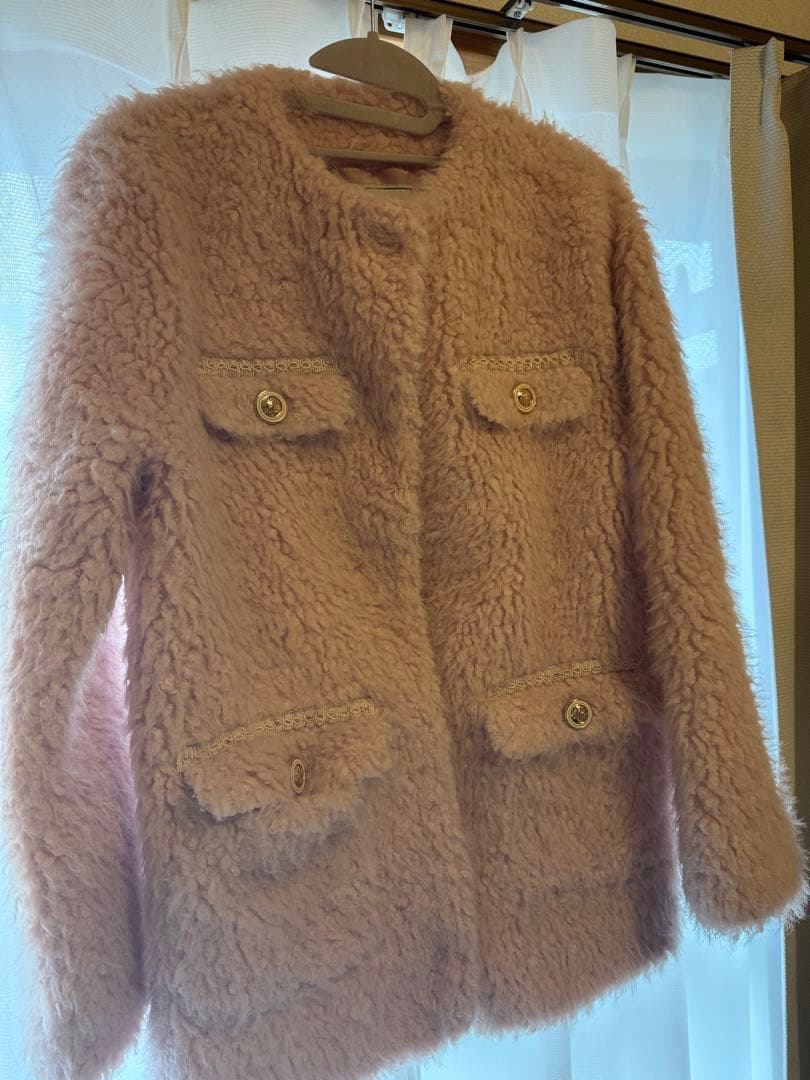 ジャケット・アウター herlipto  Faux Fur Coat pink