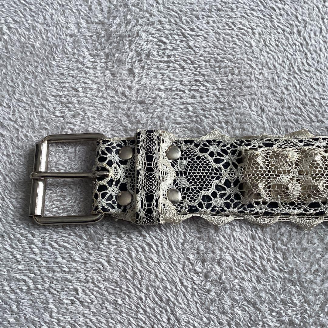 小物 UNDERCOVER 02ss Lace Studded Belt