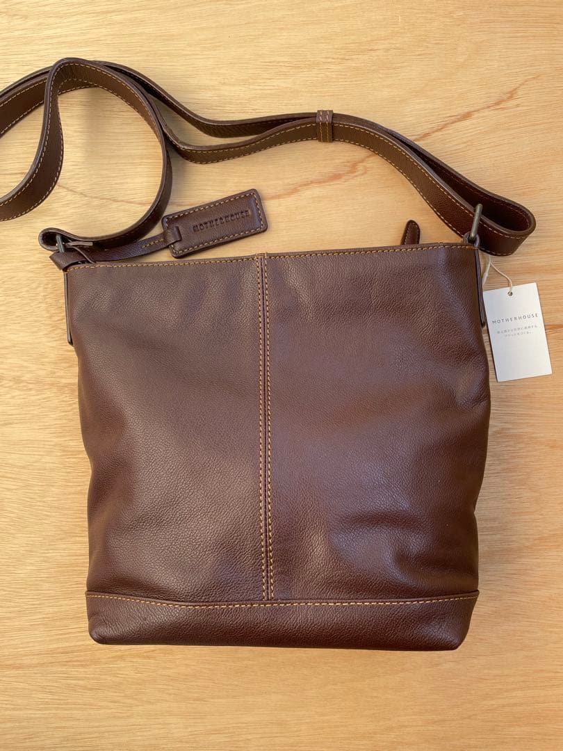 MOTHERHOUSE レザー ショルダーバッグ