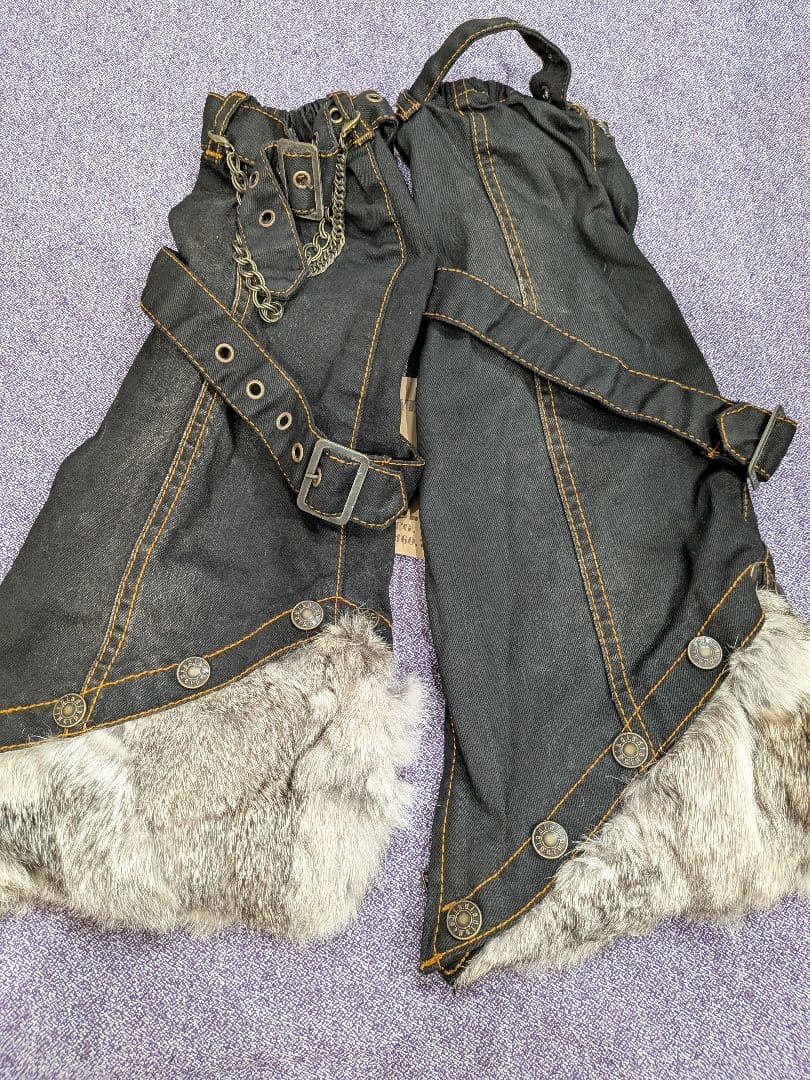 d.i.a. デニムファー　レッグウォーマー　新品