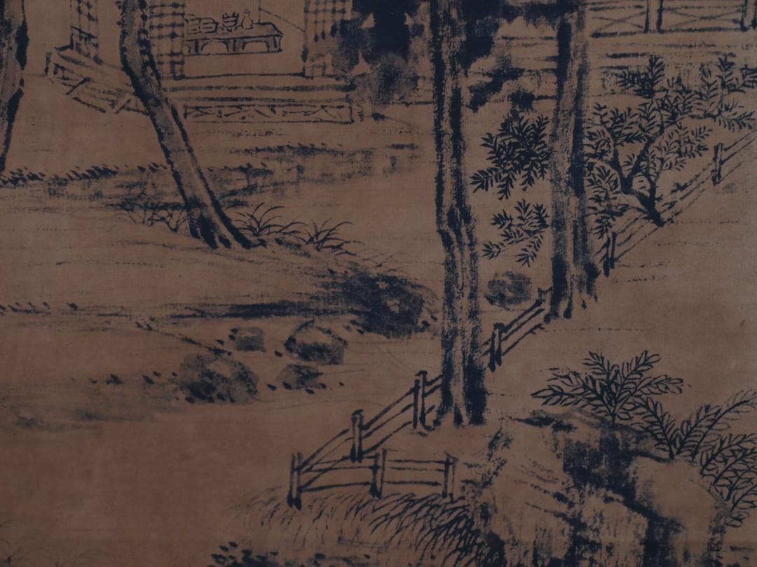 骨董市仕入れ品　中国清時代の肉筆掛軸　激安骨董品 DE761A6-2