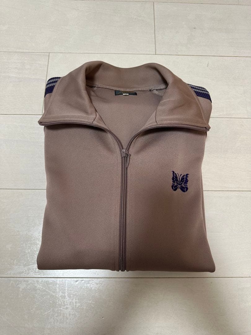 【A プロフ必読様】Needles トラックジャケットM taupe