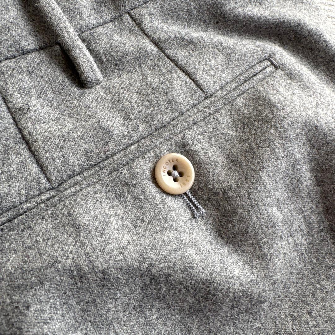 極美品❗️INCOTEX インコテックスグレー スラックス 1951ズボンパンツ