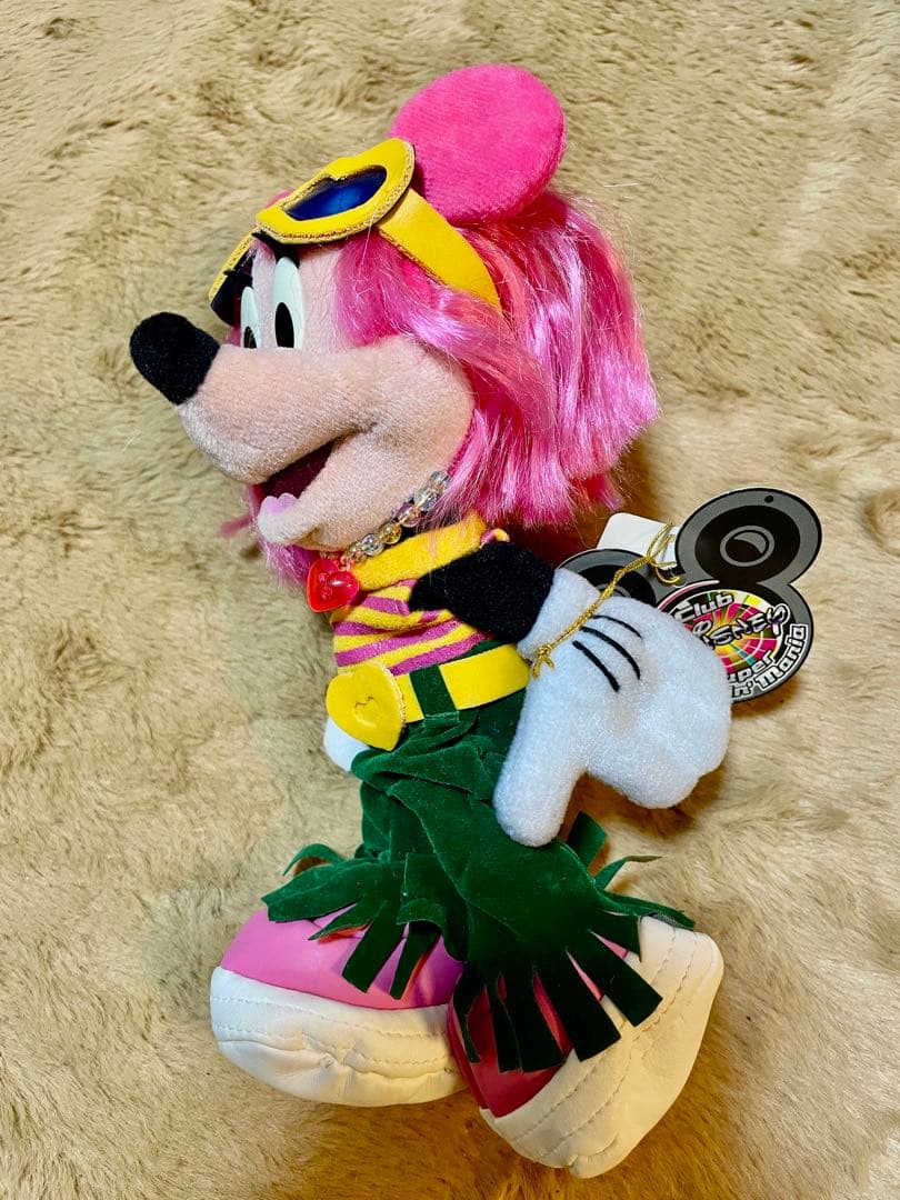 入手困難クラブディズニー限定 ピンク髪ミニー ぬいぐるみ 未使用タグ付