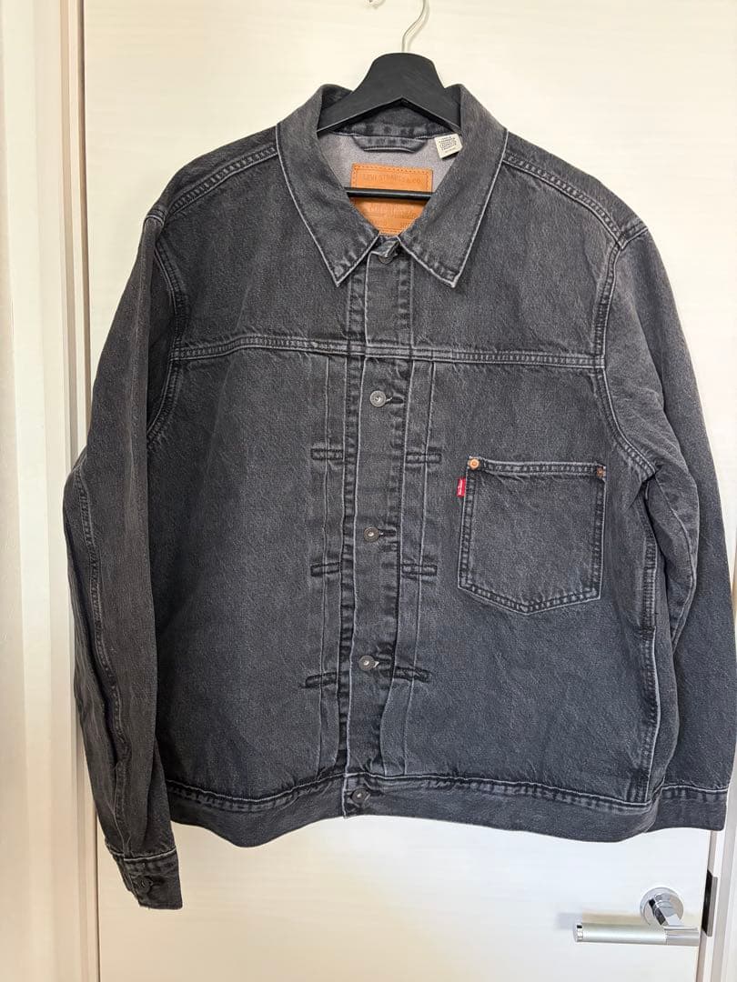 リーバイス プレミアム Type1 デニムジャケット XL 黒 大戦モデル風