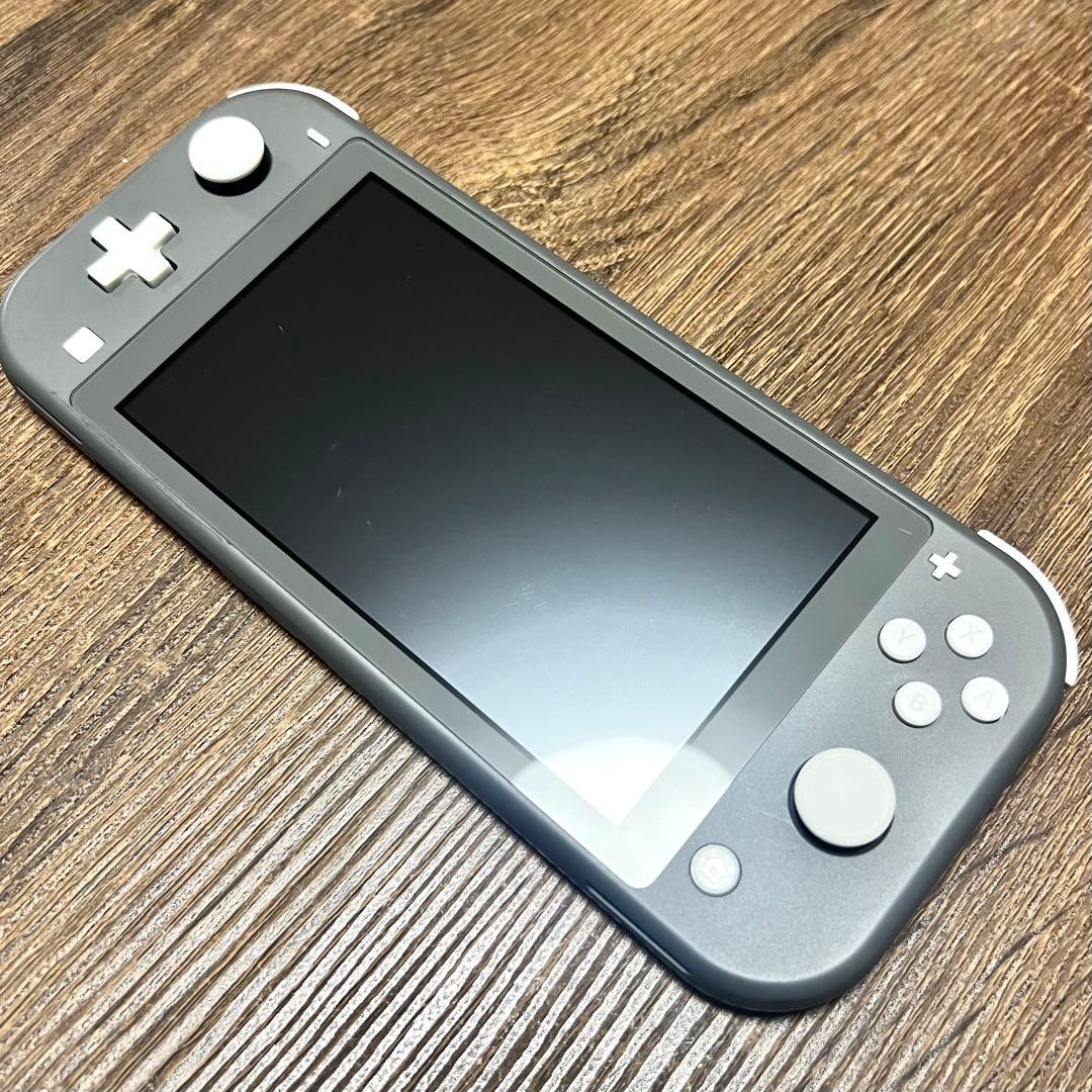 【美品】Nintendo Switch Lite グレー　あつまれどうぶつの森