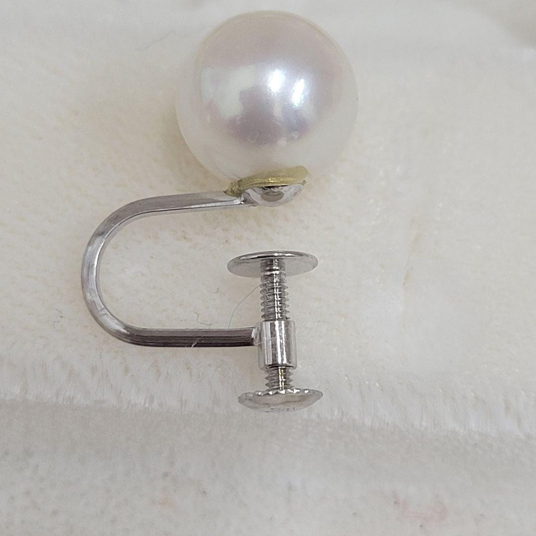 ✽*つ様 本真珠ネックレス k14WGイヤリング 9㎜～9.5㎜ 保証書あり!