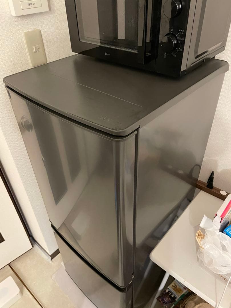 2022年製　三菱電機 冷蔵庫 146L マットチャコール MR-P15G-H1