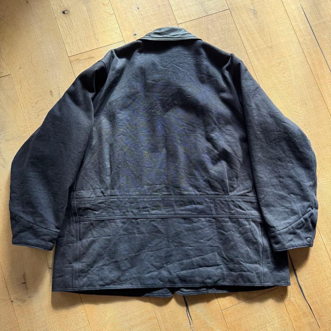 極美品 SIZE 2 COMOLI デニムレザーワークジャケット 25AW