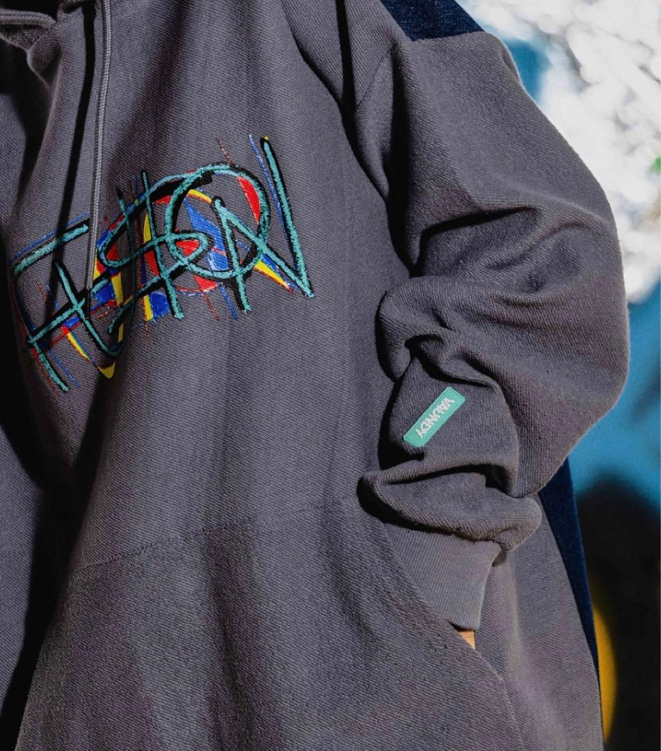 バウンディvaundyグッズFUSION新品デニムパーカーmサイズ即完売品グレー