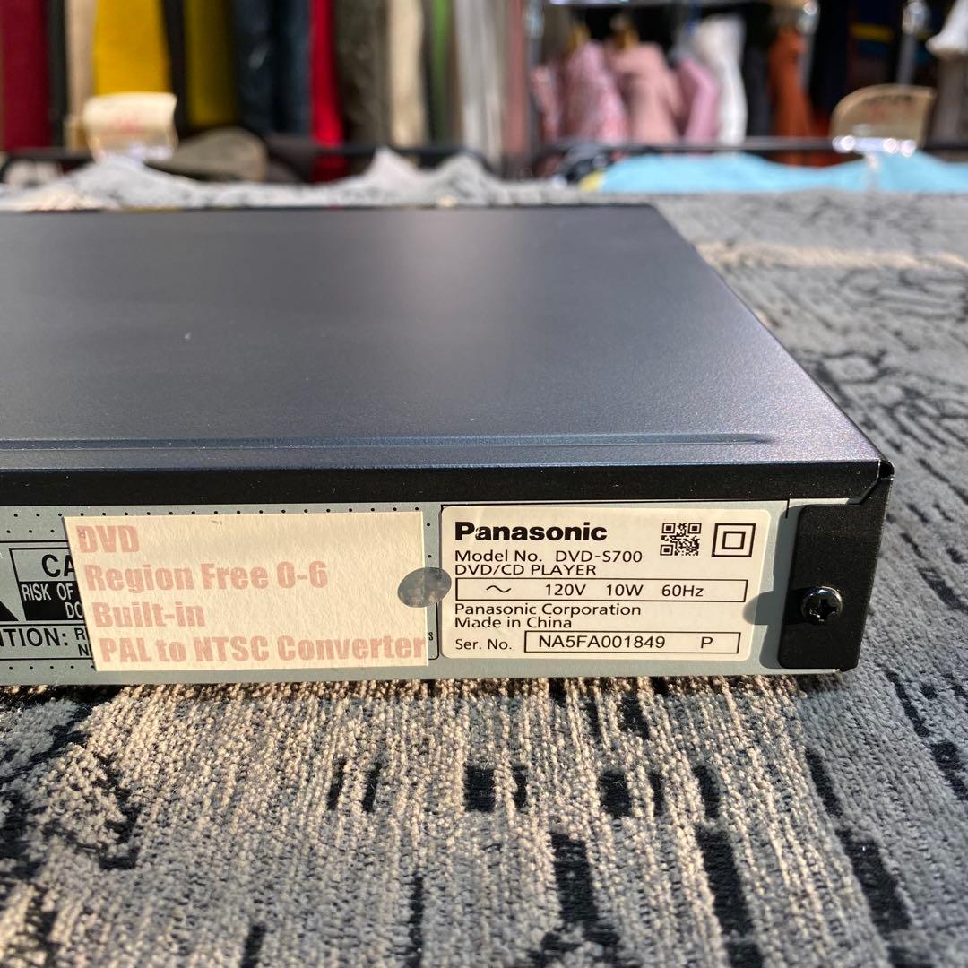 Panasonic リージョンフリー　DVDプレーヤー　dvd s700p