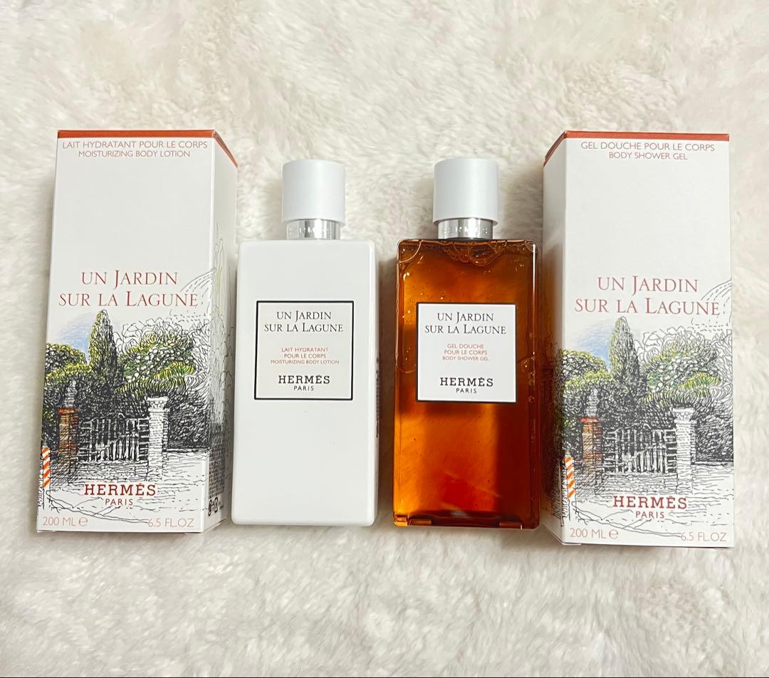 HERMES ラグーナの庭(シャワージェル＆ボディローション) セット