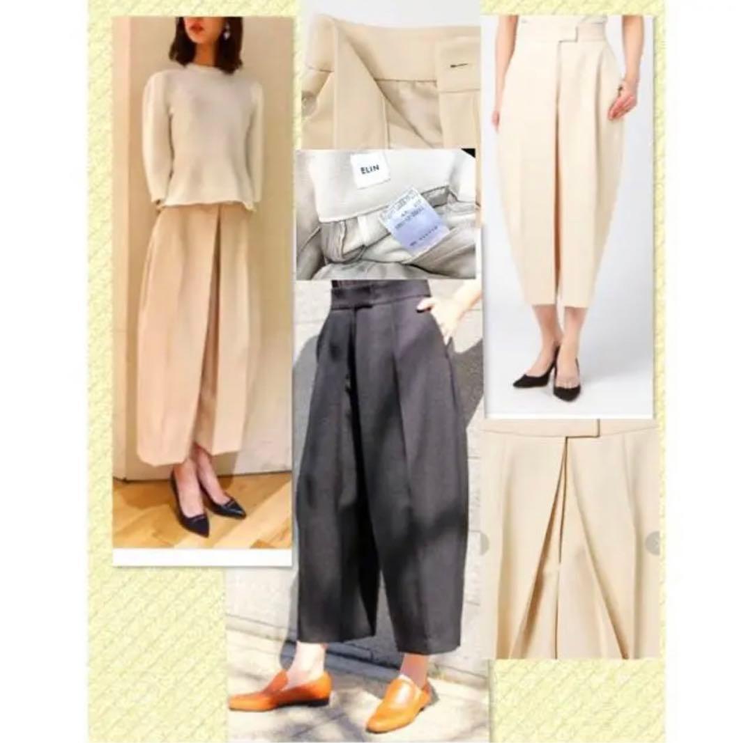最終値下げ ELIN エリン タックパンツ サイズ38