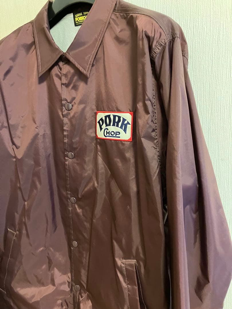 ト*ル様 PORKCHOP ポークチョップ ナイロン　コーチジャケット　Lサイズ