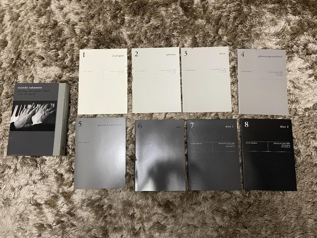 坂本龍一 playing the piano 2009 限定CD ツアーブック