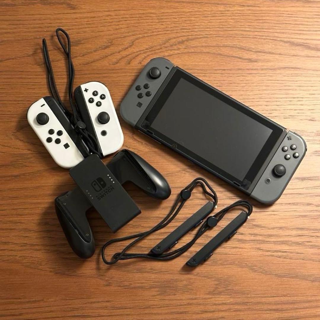 Nintendo Switch 本体 グレー 付属品多数