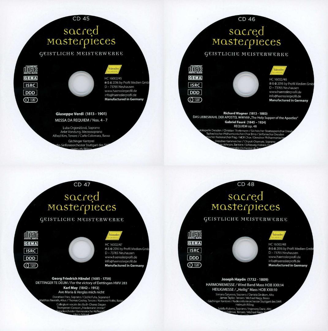 宗教音楽傑作集 50枚組（ドイツ・ヘンスラー・レーベル）