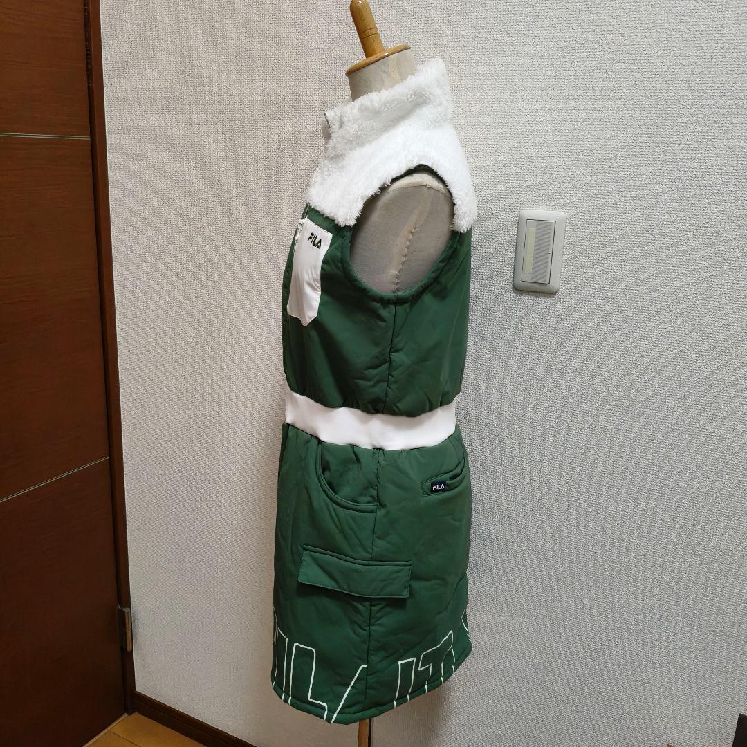 【新品】秋冬 FILA GOLF ノースリーブ ワンピース M