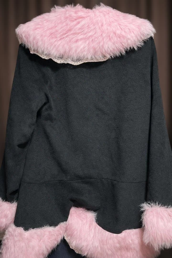 ラパフェ　La♡Pafait　ファー付きハートポケットコート